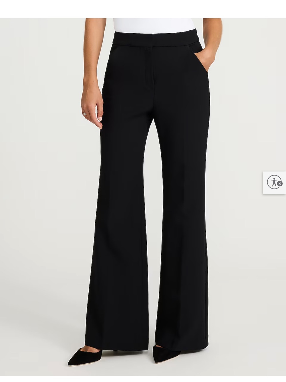 NWT Express Editor High Waisted Flare Trouser